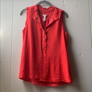 Reddish pink romantic top